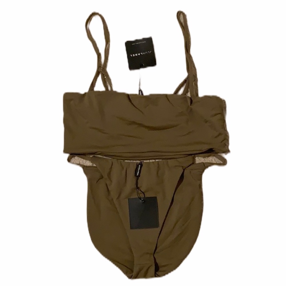 NWT JLUXLABEL Olive Paradise Cove Bikini